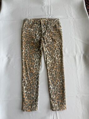 wild fable Leopard Print Skinny Jeans - Brown & Gray
